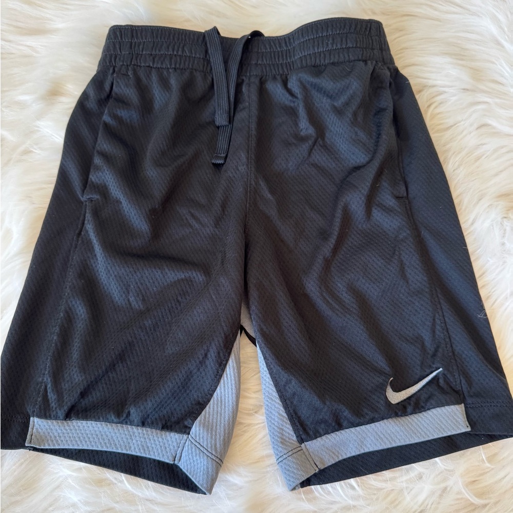Nike Charcoal and Gray Sports Shorts